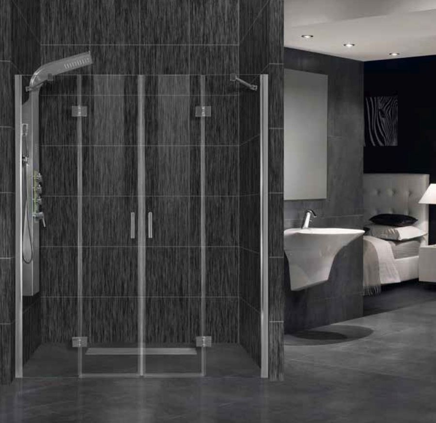 Καμπίνα Μπάνιου Τοίχο-Τοίχο Giovanni 5 | Κρύσταλλο Διάφανο 8 mm