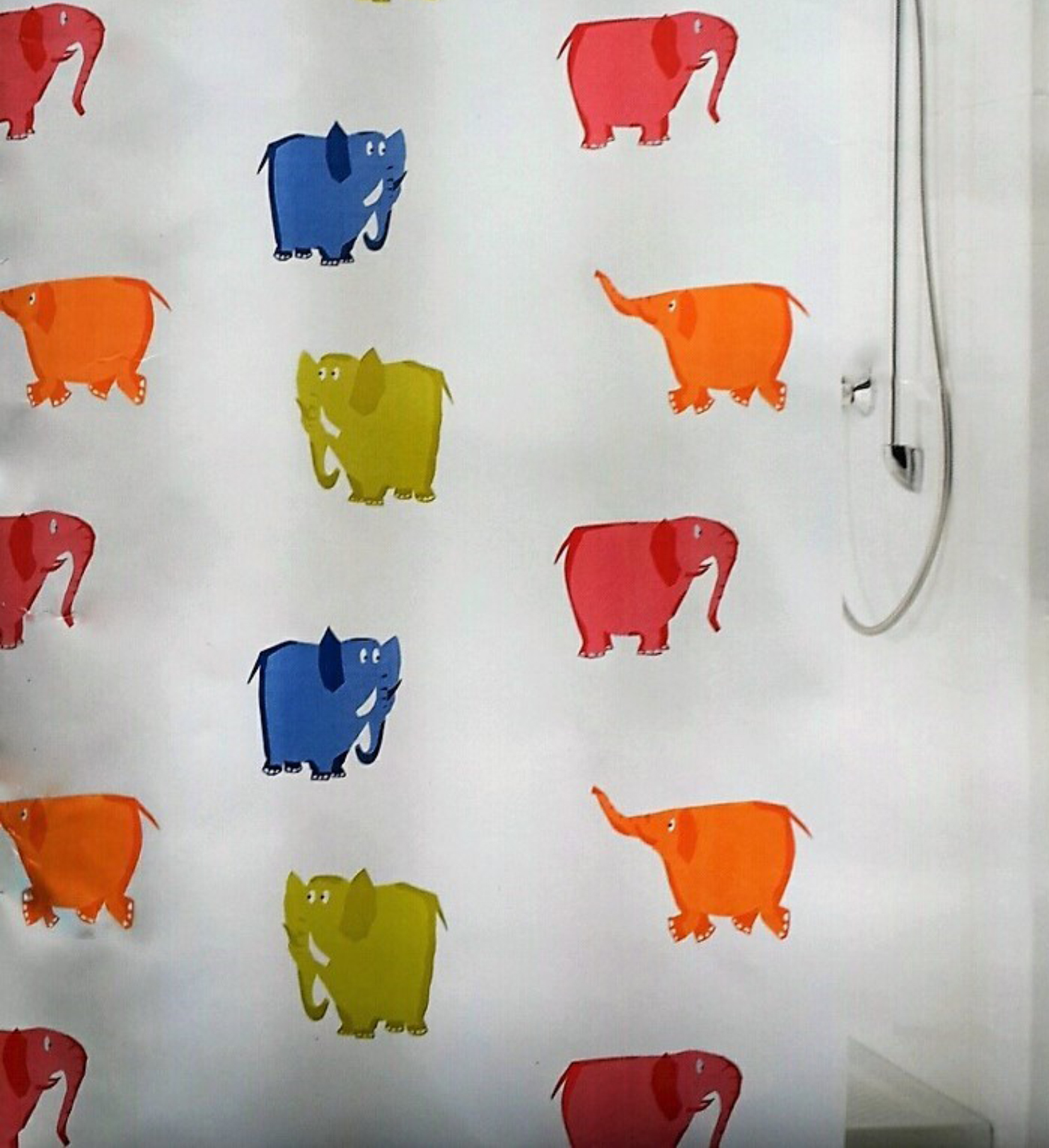 Κουρτίνα Μπάνιου Elephants 
