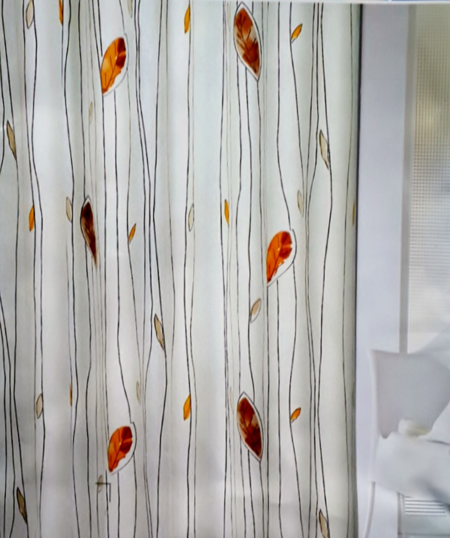 Κουρτίνα Μπάνιου Leaf 