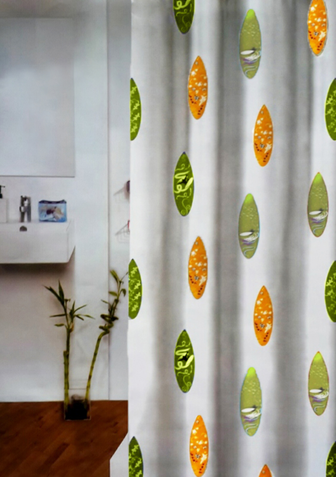 Κουρτίνα Μπάνιου Υφασμάτινη Surfing 