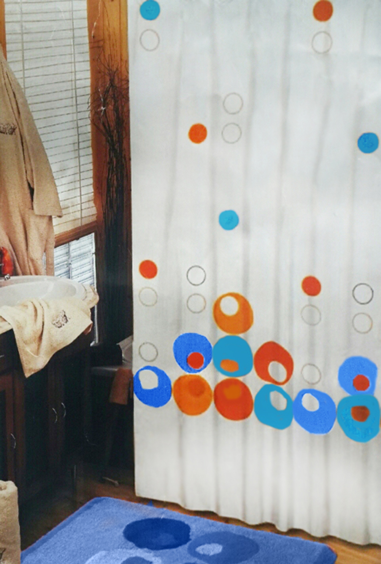 Κουρτίνα Μπάνιου Υφασμάτινη Magic 