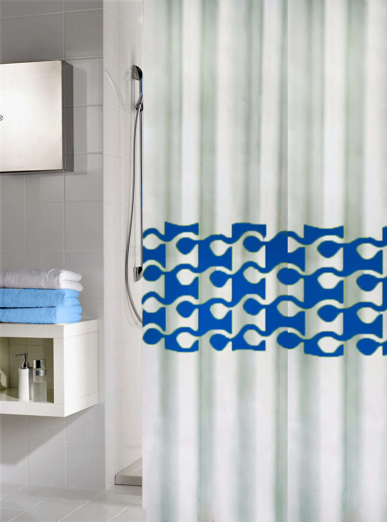 Κουρτίνα Μπάνιου Υφασμάτινη Piscis 