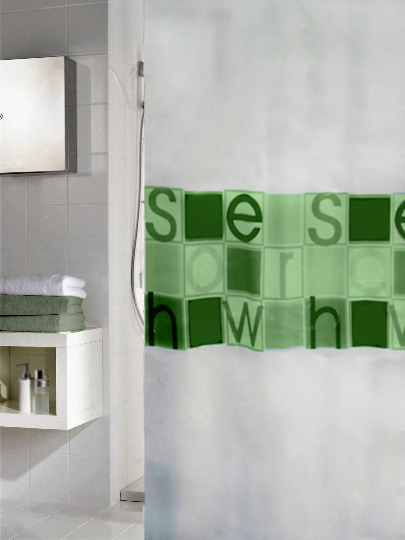 Κουρτίνα Μπάνιου Υφασμάτινη Shower 