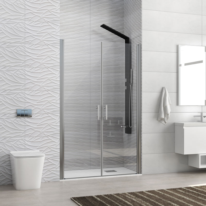 Καμπίνα Μπάνιου Τοίχο-Τοίχο Moντέλο S28 Saloon | Kρύσταλλο Διάφανο 6mm