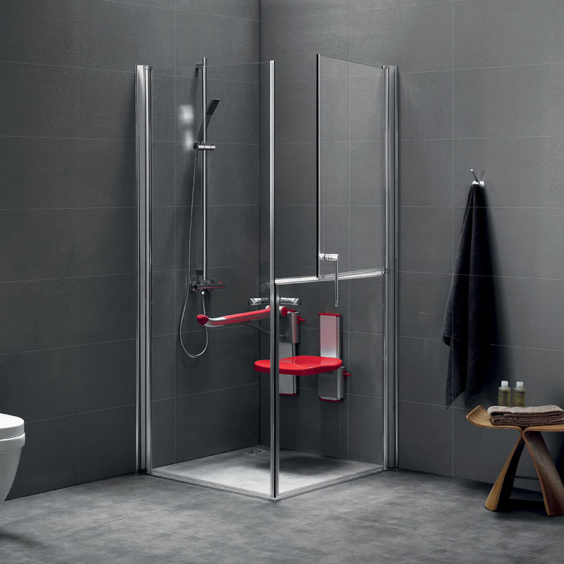 Καμπίνα Μπάνιου Μοντέλο S1/S Με 1 Μεγάλη Και 2 Μικρές Ανοιγόμενες Πόρτες | Kρύσταλλο Διάφανο 6mm 