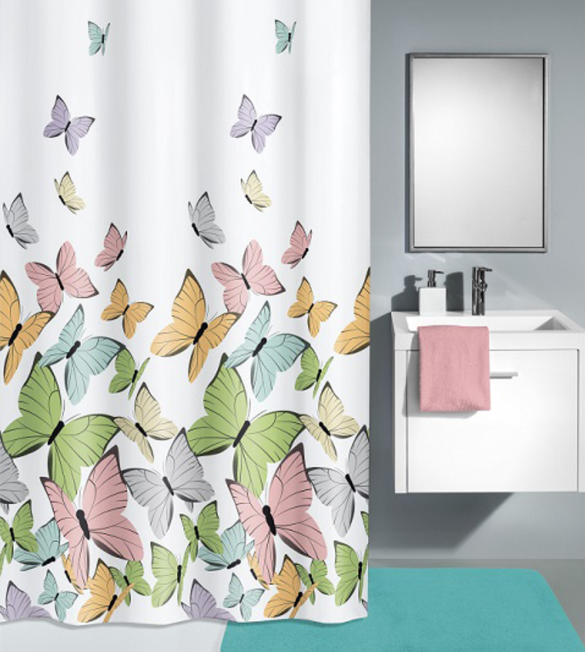 Κουρτίνα Μπάνιου Butterflies 