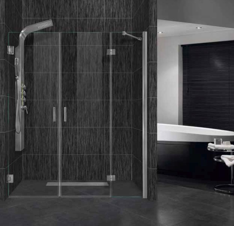 Καμπίνα Μπάνιου Τοίχο-Τοίχο Giovanni 4 | Κρύσταλλο Διάφανο 8mm