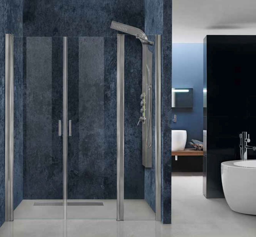 Καμπίνα Τοίχο-Τοίχο Fresh 7 | Κρύσταλλο Διάφανο 6mm