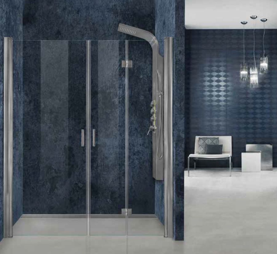 Καμπίνα Τοίχο-Τοίχο Fresh 9 | Kρύσταλλο Διάφανο 6mm