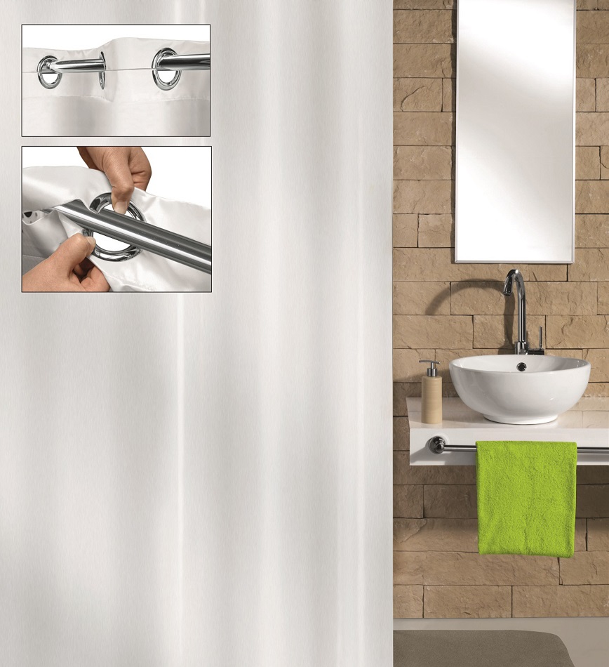 Κουρτίνα Μπάνιου Hook On 