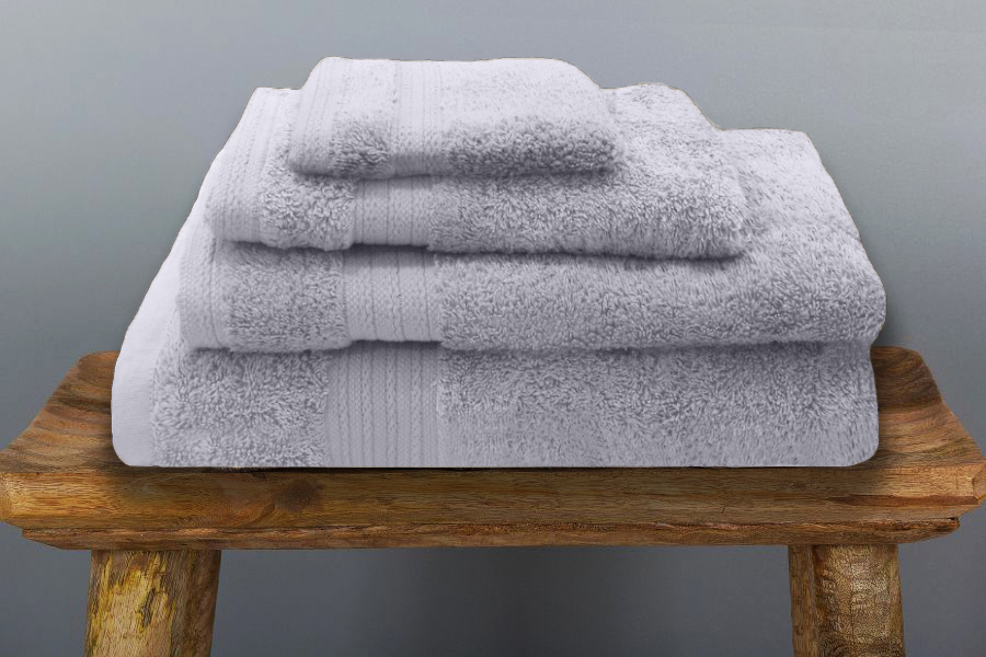 Πετσέτα Μπάνιου Pattaya Γκρι Σετ 4 τμχ 30x30+40x70+50x100+80x150 εκ