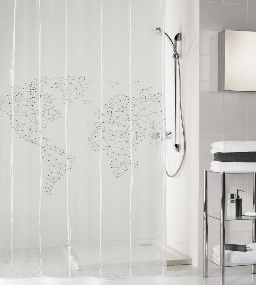 Κουρτίνα Μπάνιου Reiselust 