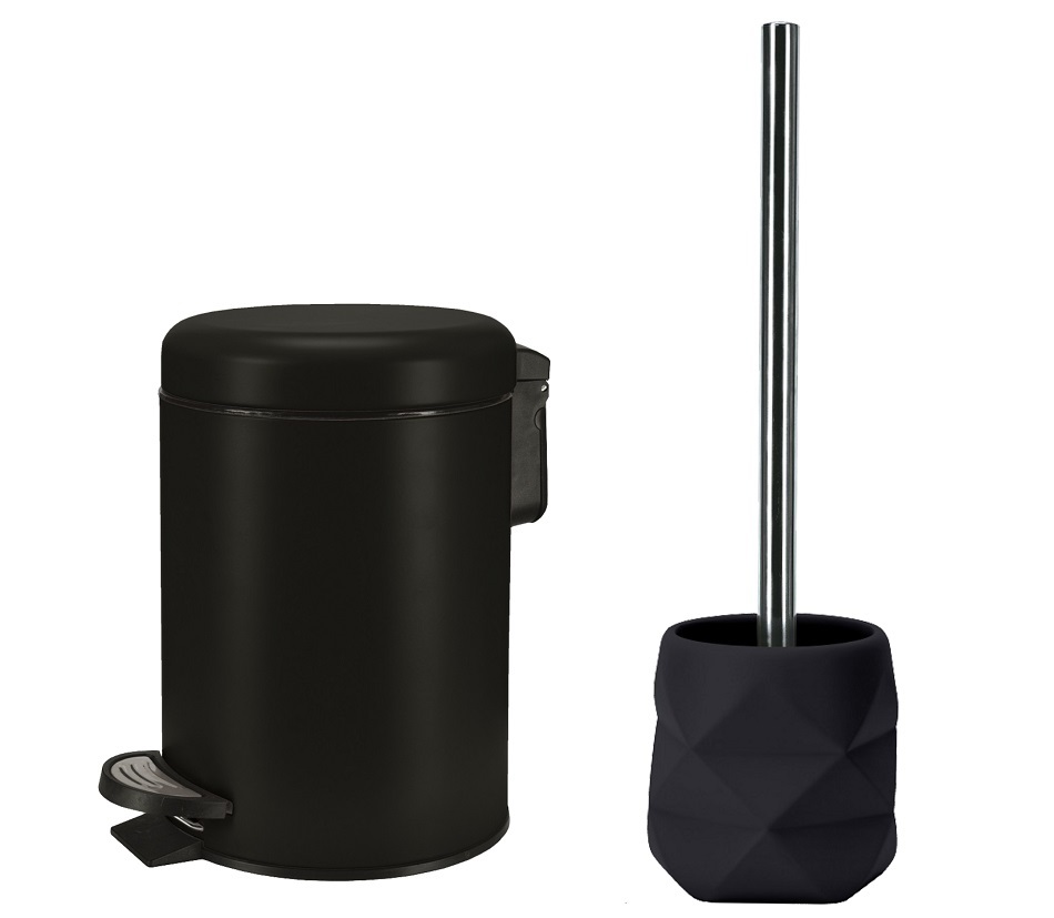 Σετ Καλάθι 3lt & Πιγκάλ One Black