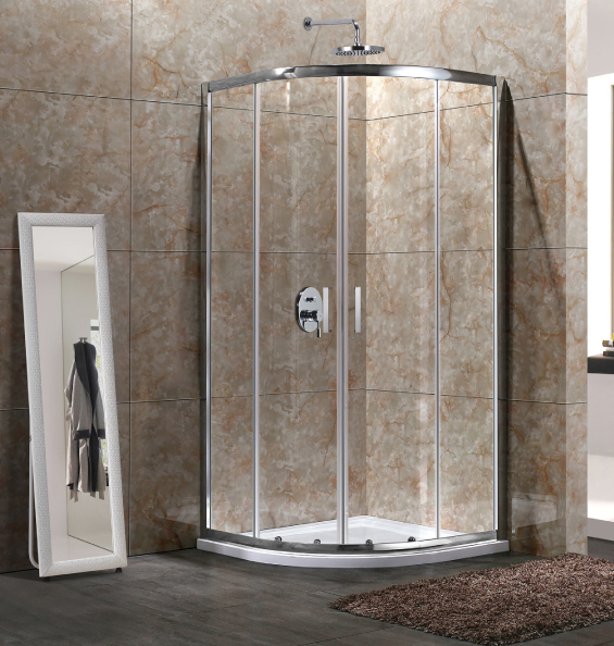 Καμπίνα Μπάνιου Ημικυκλική Με Συρόμενα Φύλλα Crete 