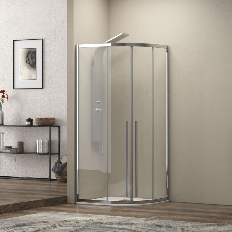 Καμπίνα Μπάνιου Ημικυκλική Elysium200 | Κρύσταλλο Διάφανο 8mm 