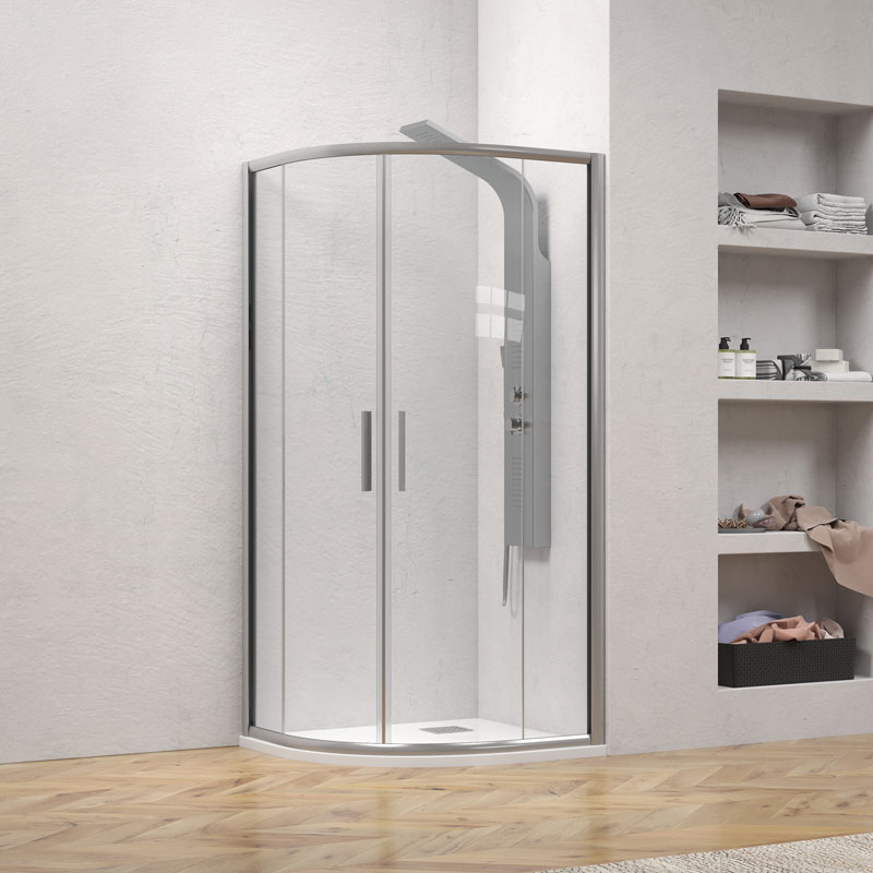 Καμπίνα Μπάνιου Ημικυκλική Efe200 | Κρύσταλλο Διάφανο 5mm 