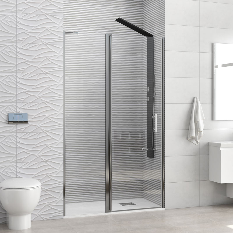 Καμπίνα Μπάνιου Τοίχο-Τοίχο Moντέλο Panex400 | Kρύσταλλο Διάφανο 6mm