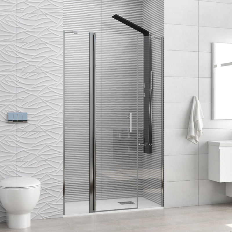 Καμπίνα Μπάνιου Τοίχο-Τοίχο Moντέλο Panex600 | Kρύσταλλο Διάφανο 6mm