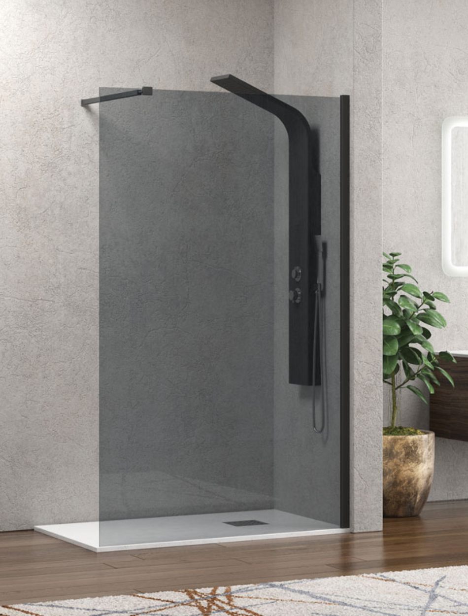 Διαχωριστικό Ντουζιέρας Walkin 1 | Κρύσταλλο Fume 8mm