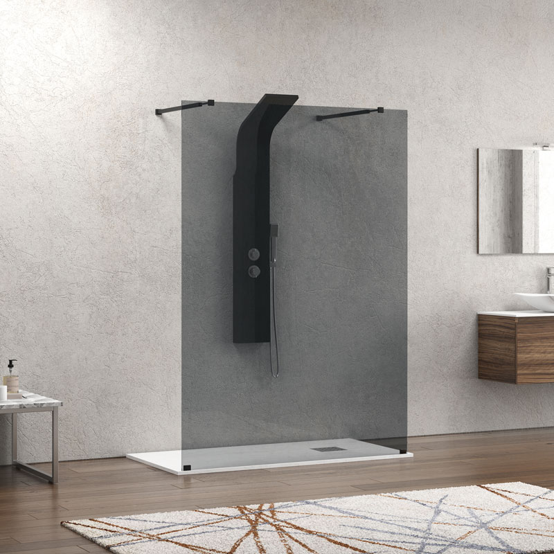 Διαχωριστικό Ντουζιέρας Walkin 3 | Κρύσταλλο Fume 8mm