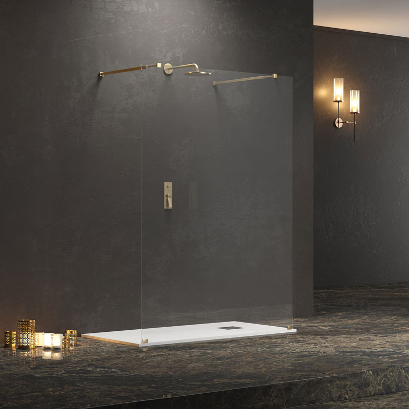 Διαχωριστικό Ντουζιέρας Walkin 3 | Κρύσταλλο Διάφανο 8mm