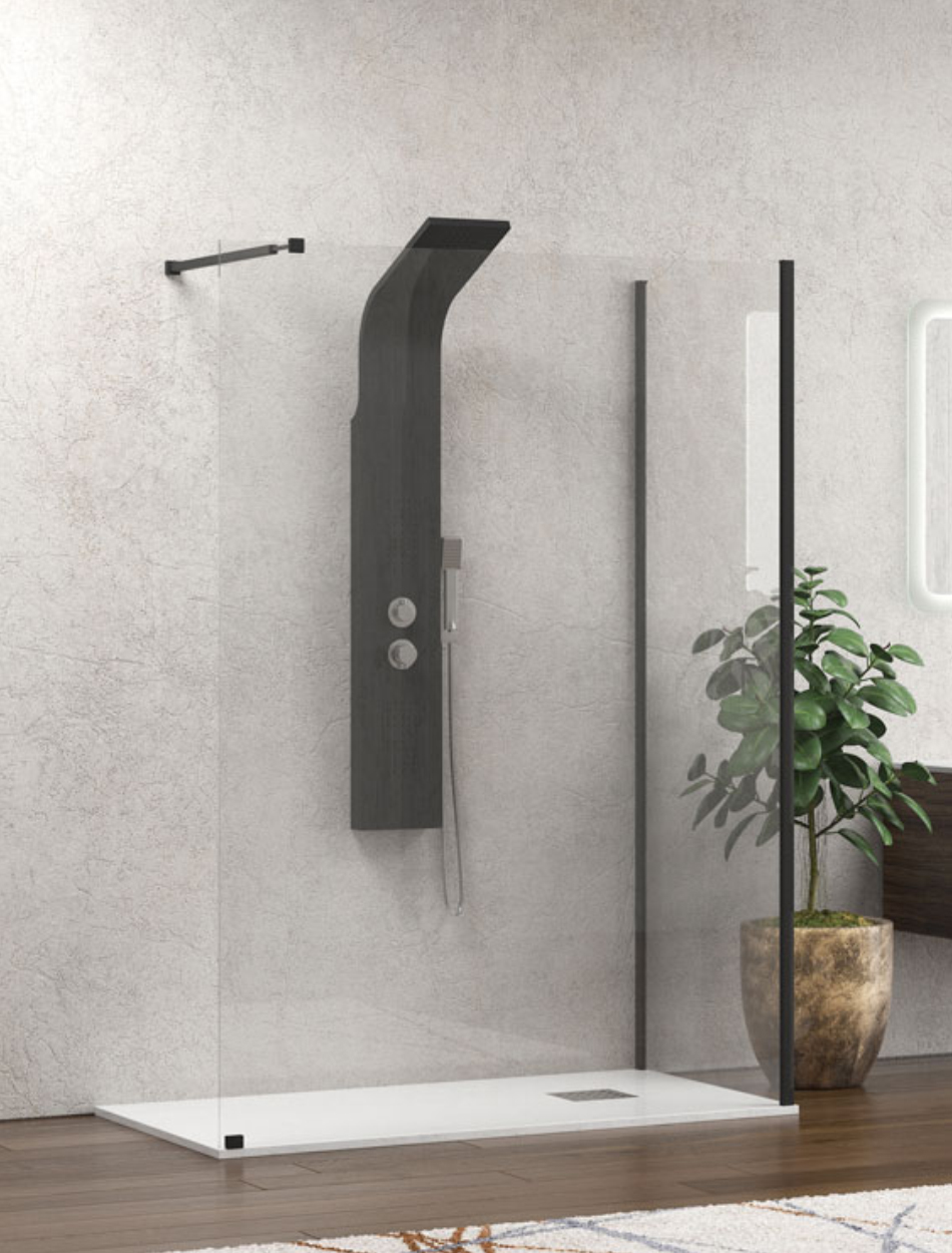 Διαχωριστικό Ντουζιέρας Walkin 4 | Κρύσταλλο Διάφανο 8mm