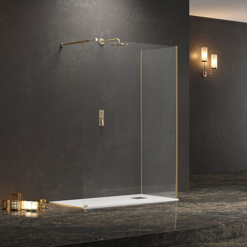 Διαχωριστικό Ντουζιέρας Walkin 4 | Κρύσταλλο Διάφανο 8mm