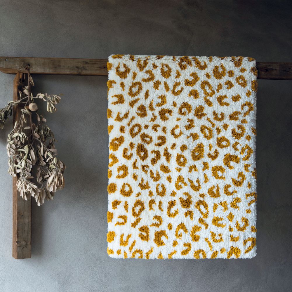Βαμβακερό Χαλάκι Μπάνιου Leopard