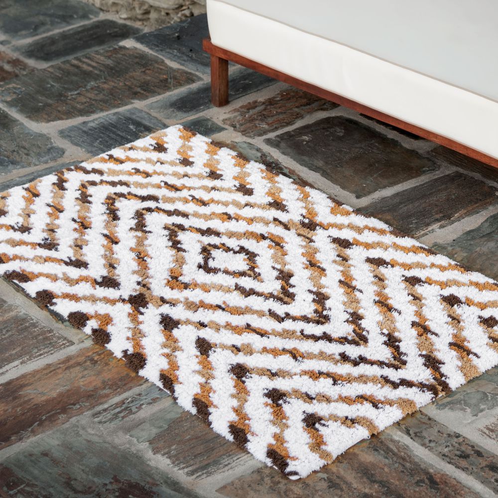 Βαμβακερό Χαλάκι Μπάνιου Ikat