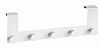 Κρεμάστρα Πόρτας Strip Door Hooks Λευκή Μεταλλική Ανοξείδωτη