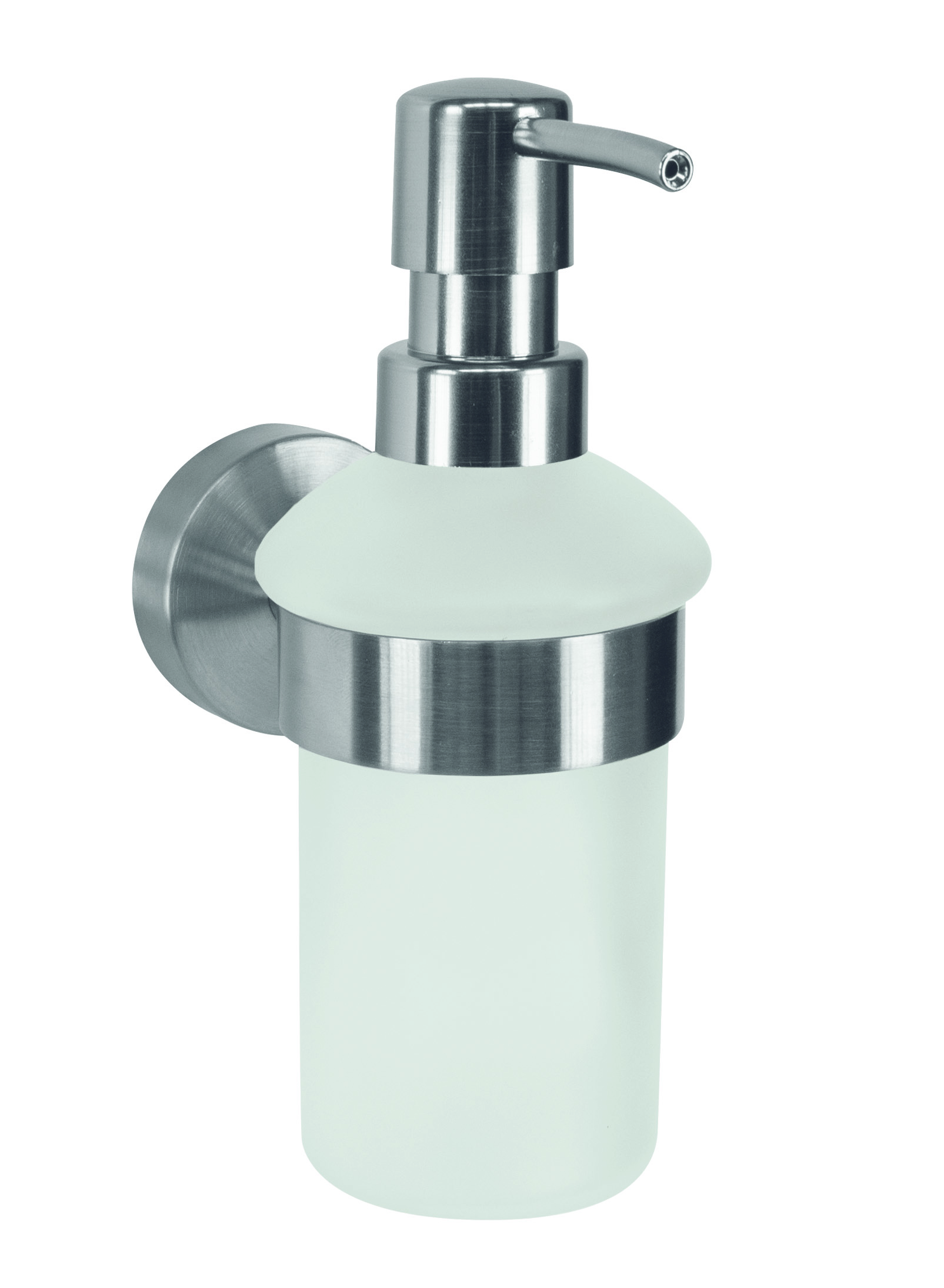Υγρό Σαπούνι Allegra Επιτοίχιo Από Ανοξείδωτο Ατσάλι και Γυαλί
