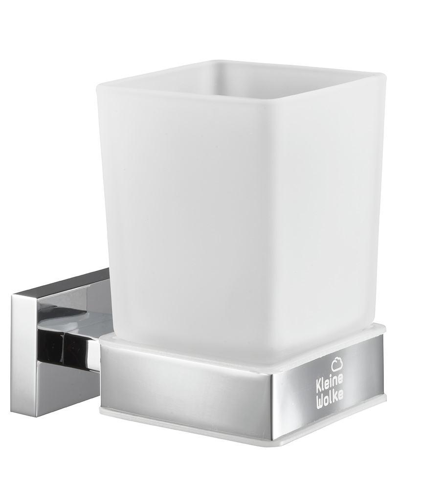 Ποτηροθήκη Meo Επιτοίχια Από Ορείχαλκο, Ανοξείδωτο Ατσάλι και Γυαλί