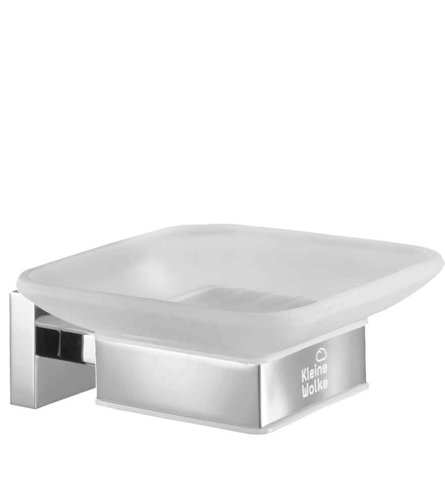 Σαπουνοθήκη Meo Επιτοίχια Από Ορείχαλκο, Ανοξείδωτο Ατσάλι και Γυαλί