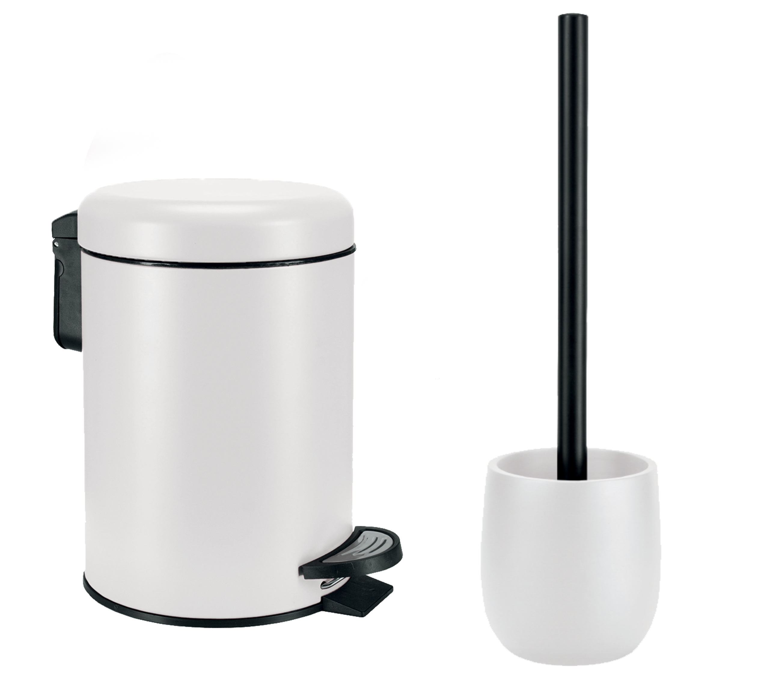 Σετ Καλάθι 3lt & Πιγκάλ Miami White