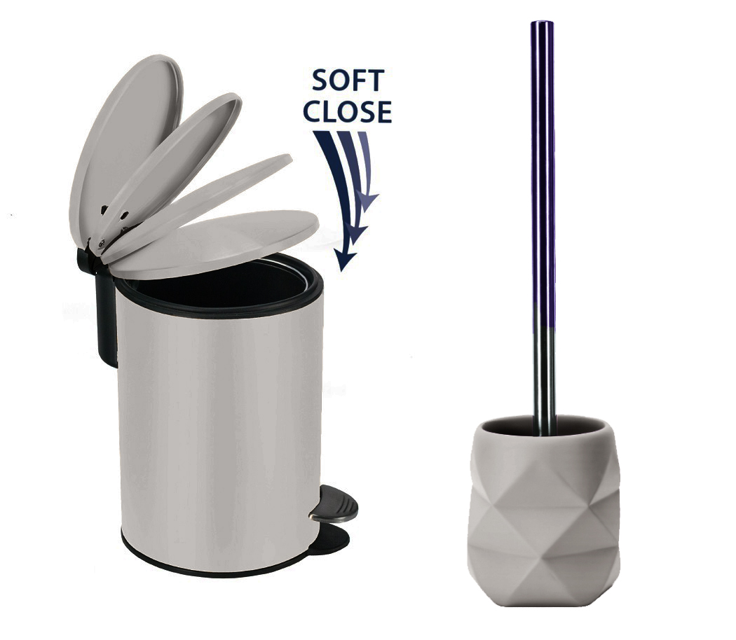 Σετ Καλάθι 3lt με απαλό κλείσιμο & Πιγκάλ Cracle Platinum 