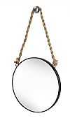 Καθρέπτης Rope Mirror Από Μέταλο Γυαλί & σχοινί Κάνναβη