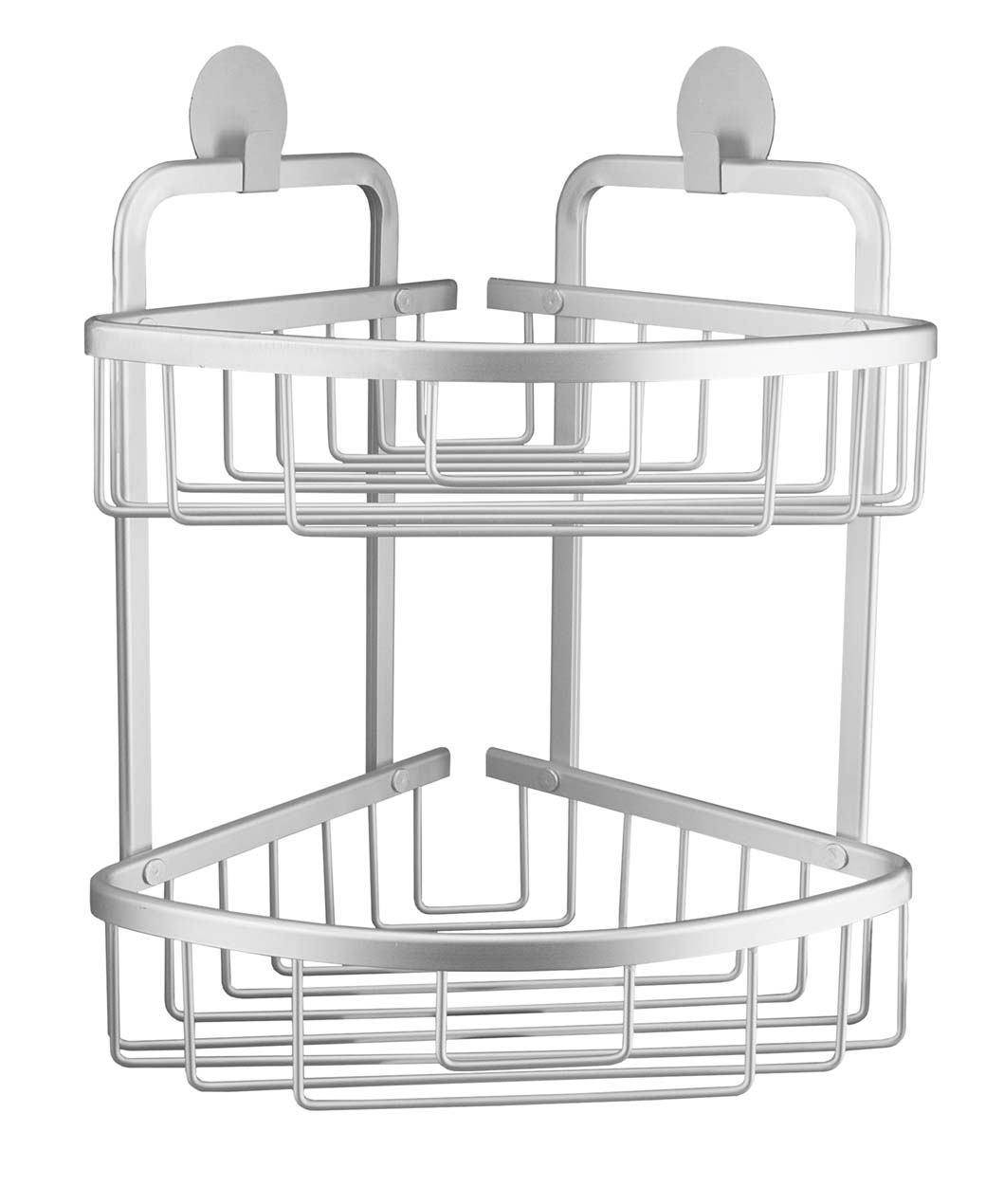 Επιτοίχια Γωνιακή Ραφιέρα Rocco Από Αλουμίνιο με 2 Ράφια