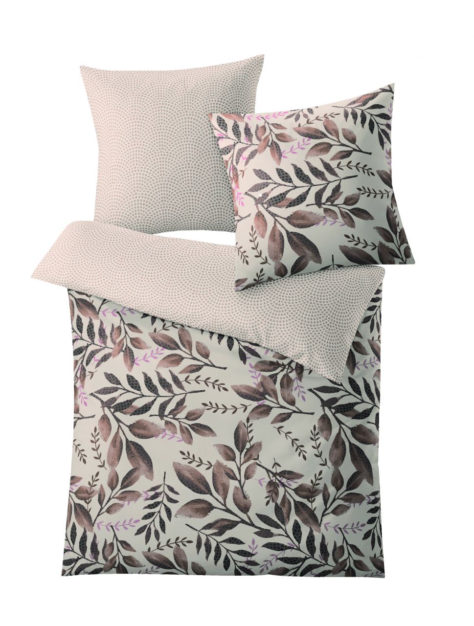 Παπλωματοθήκη & Μαξιλαροθήκη Lian ΜΑΚΟ ΣΑΤΕΝ 100% ΒΑΜΒΑΚΙ