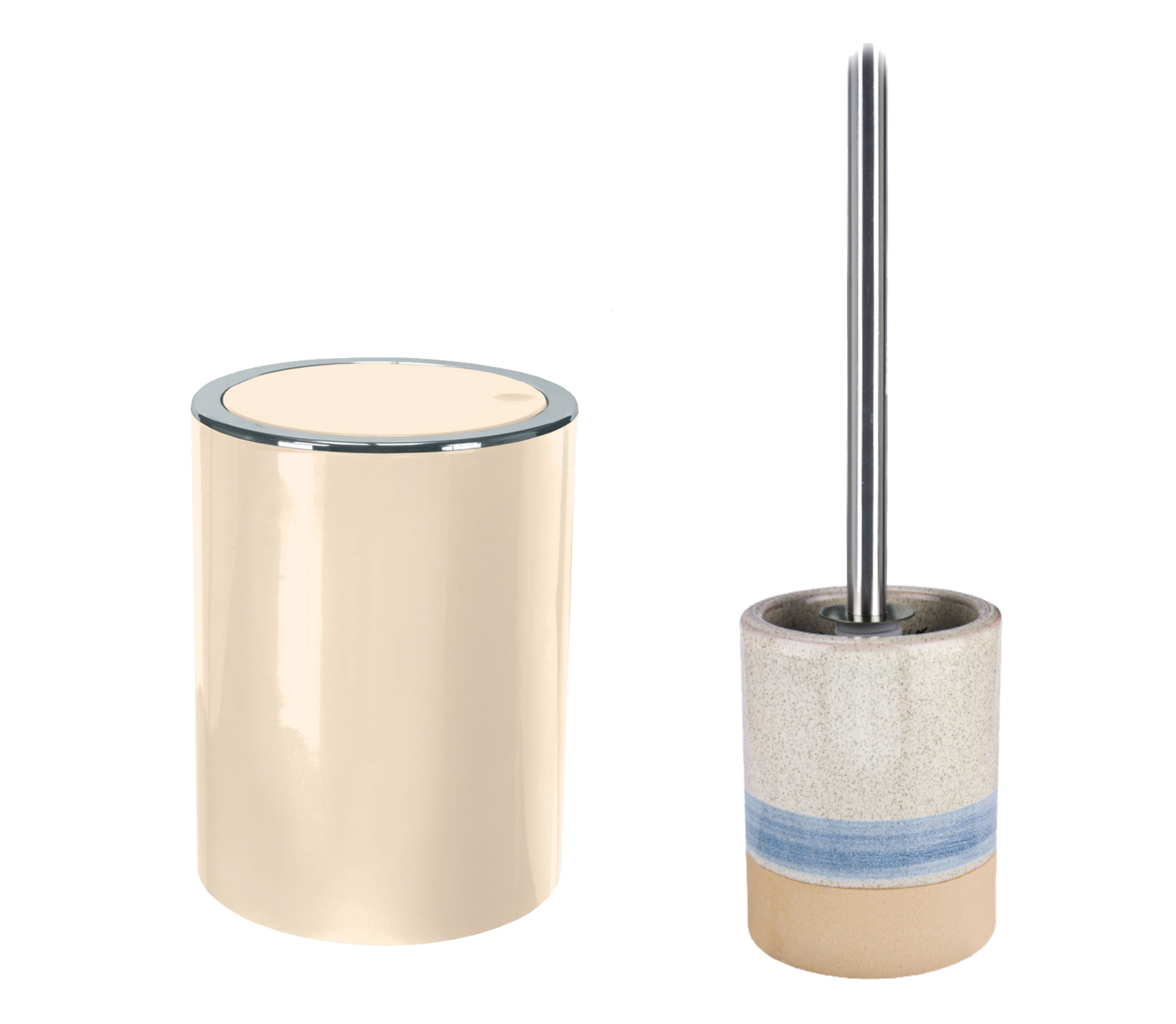 Σετ Καλάθι 5lt & Πιγκάλ Navagio Beige