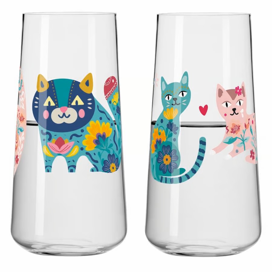 Σετ Πολυχρηστικών Ποτηριών PET LOVERS #5 & #6