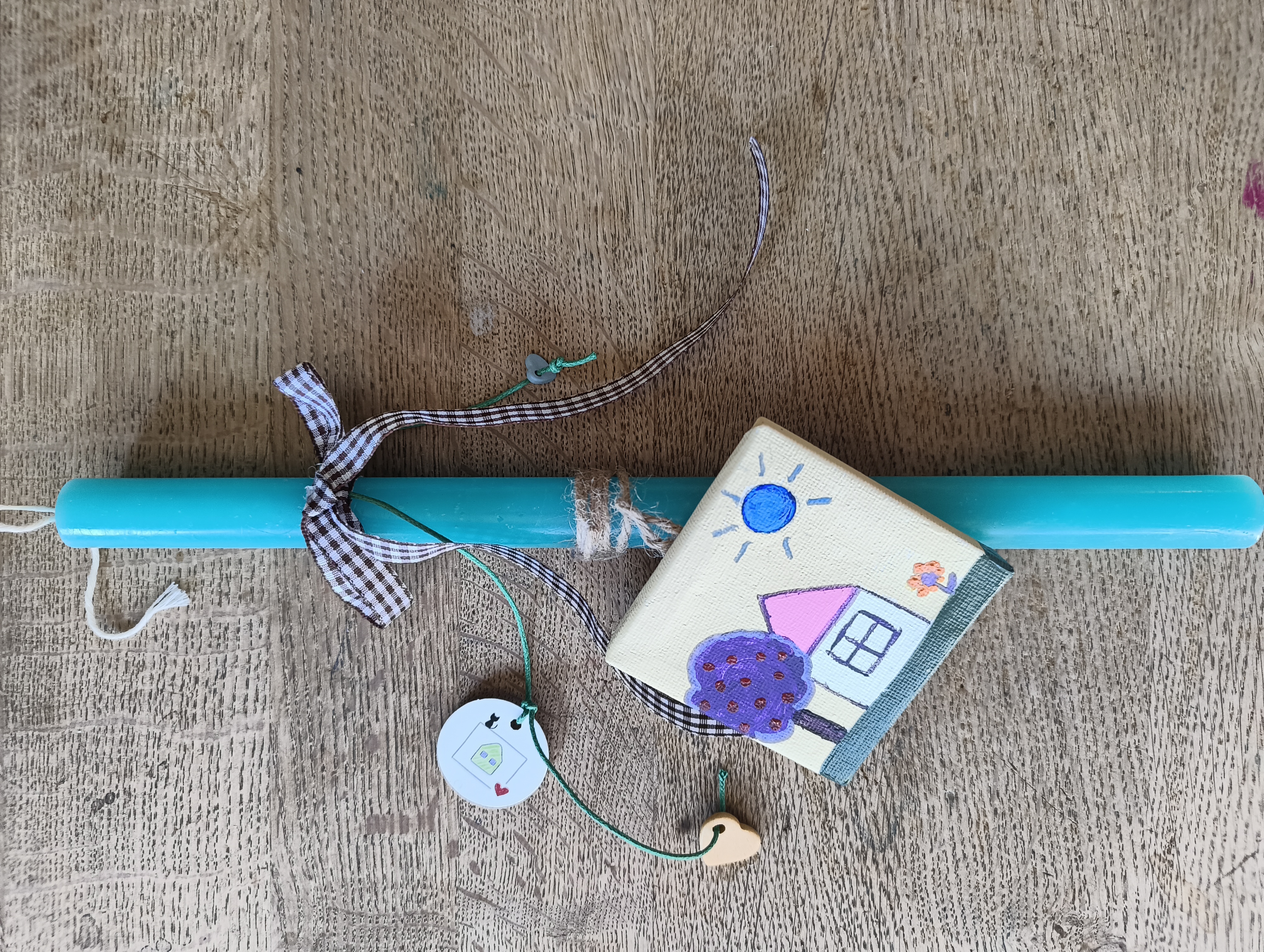 Λαμπάδα Χειροποίητη Mini House