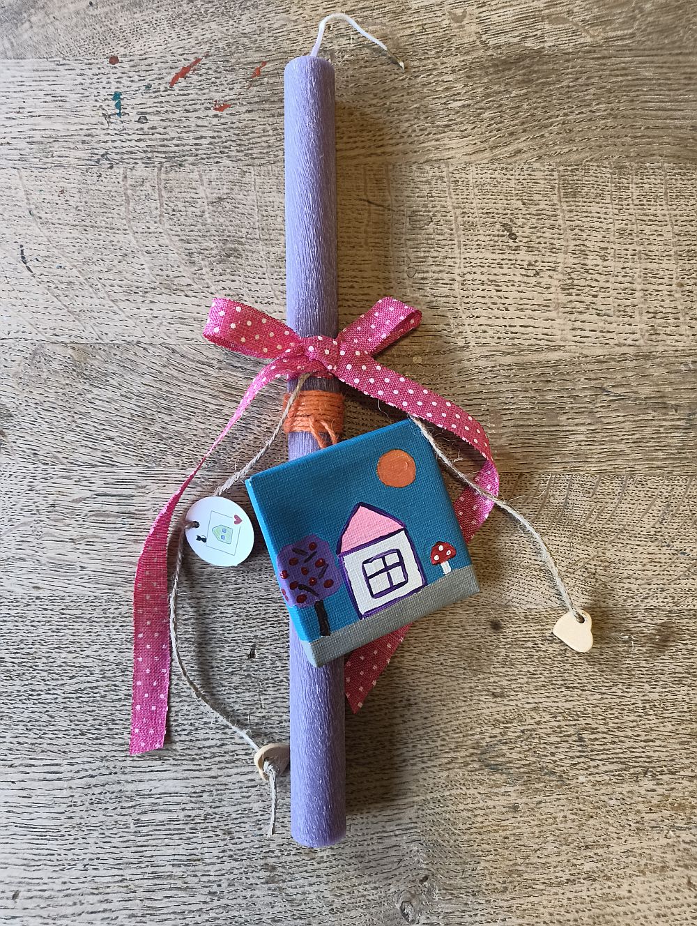 Λαμπάδα Χειροποίητη Little Mushroom