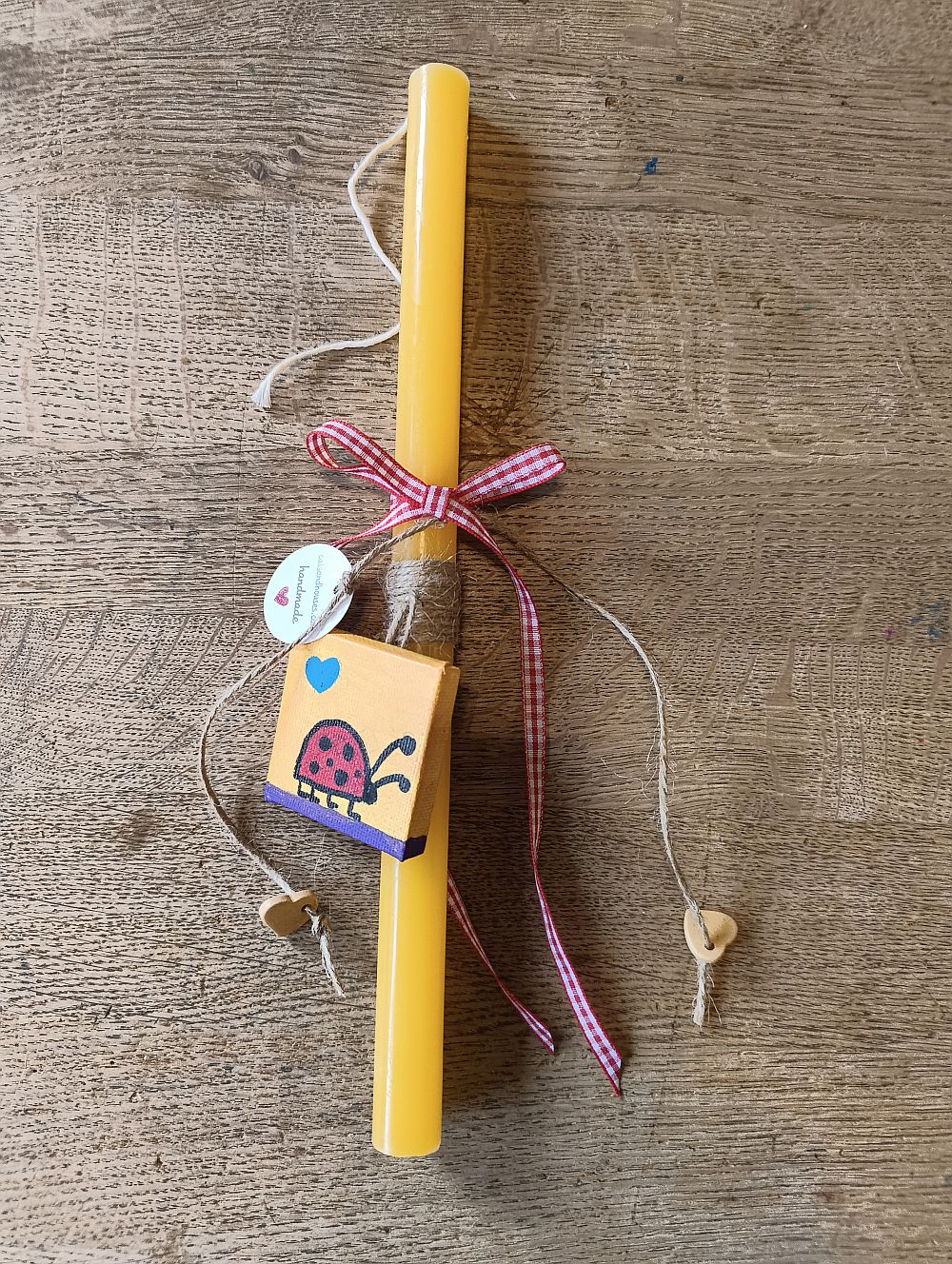 Λαμπάδα Χειροποίητη Lucky Ladybug