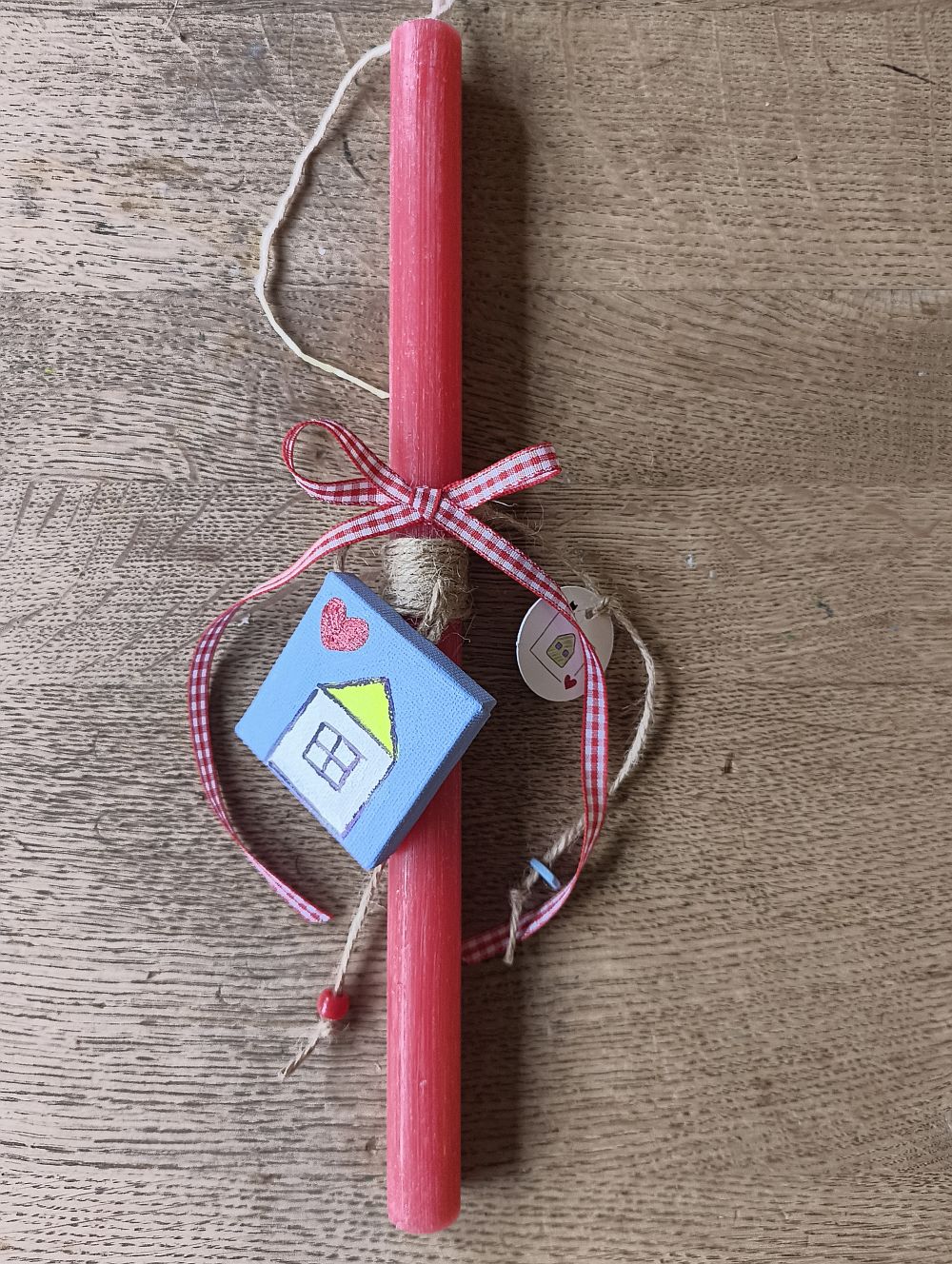 Λαμπάδα Χειροποίητη Mini House