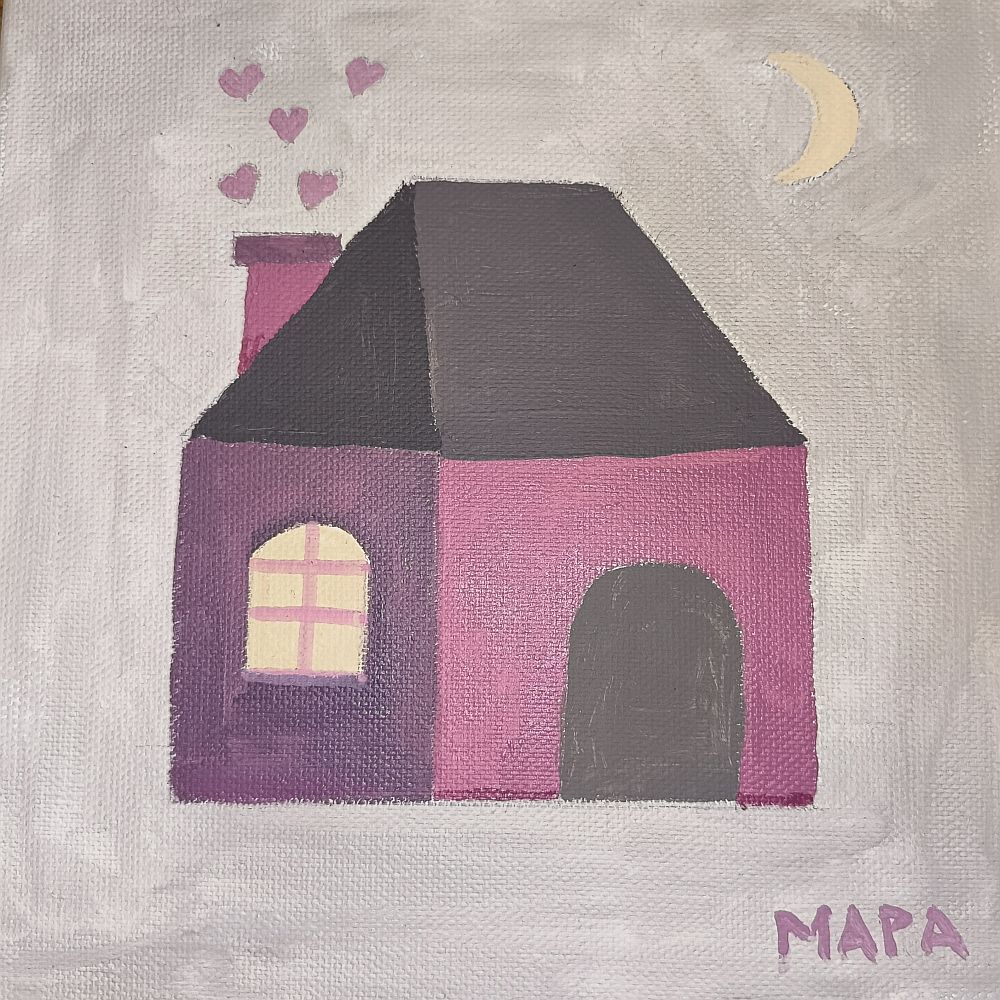 Καδράκι Pink Love House