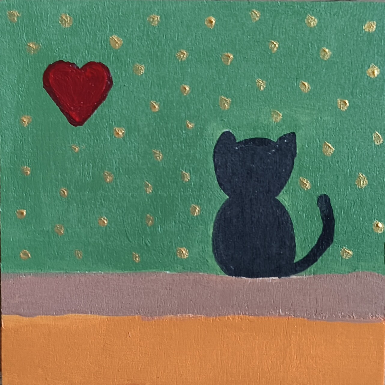 Καδράκι Star Gazing Cat