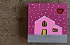 Καδράκι Pink Winter House 